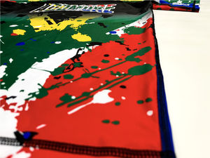 MMA Grappling Rash Guard Chemise de compression imprimée sur mesure pour hommes Sublimation Design OEM Long pour l'entraînement BJJ - Product Image 4