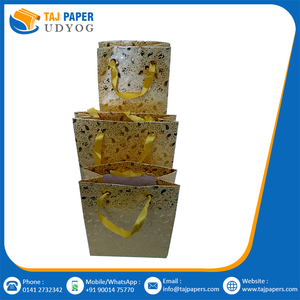 ถุงช้อปปิ้งสีเหลืองพร้อมหูจับ14 "X 11" x 4มม. กระดาษแฮนด์เมดคืน200gsm บรรจุภัณฑ์ของขวัญถุงของขวัญดีไซน์เนอร์กระดาษคราฟท์ - Product Image 2