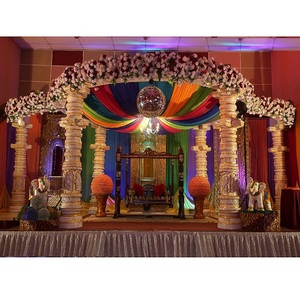 Mandap de Kalyan para Bodas del Sur de la India, Decoraciones Portátiles y Deslumbrantes para Bodas Tradicionales, Mandap Dev - Product Image 1