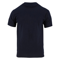 Kaos Pria Lengan Pendek Rajut Kasual & Formal Bordir Poliester/Katun dengan Desain Polos Warna & Logo Kustom