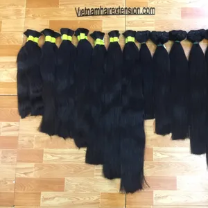 ผมต่อเวอร์จิ้นแท้ 100% จากเวียดนาม ชนิดเรมี่ สีผมธรรมชาติ 3 ชิ้น - Product Image 1