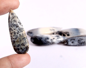 ลูกแพร์พลอย Briolette ขนาด45X15มม.,สำหรับทำเครื่องประดับหินโมราธรรมชาติทรงหลวม - Product Image 3