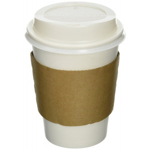 Tasse à café en papier kraft, manches imprimées - Product Image 5