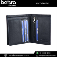 Dompet Lipat Pria Berkualitas Tinggi Vintage Elegan Kulit Asli Dapat Disesuaikan Lipatan Panjang Pendek Sangat Diminati Dilengkapi RFID Blocking