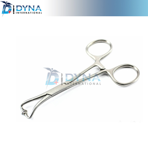Pince à tissus Backhaus à boule et embout, 11 cm, pour chirurgie vétérinaire - Product Image 3