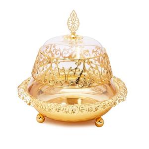 Meilleur plat de service en laiton de forme ronde fait à la main plat de service en laiton de taille personnalisée avec une bonne qualité - Product Image 5