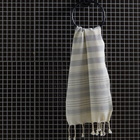 Serviette de toilette turque Anatolia Peshkir 100% coton 45x90cm 17x35" Fabriquée à la main en Turquie Commerce équitable Séchage rapide Utilisation à la plage