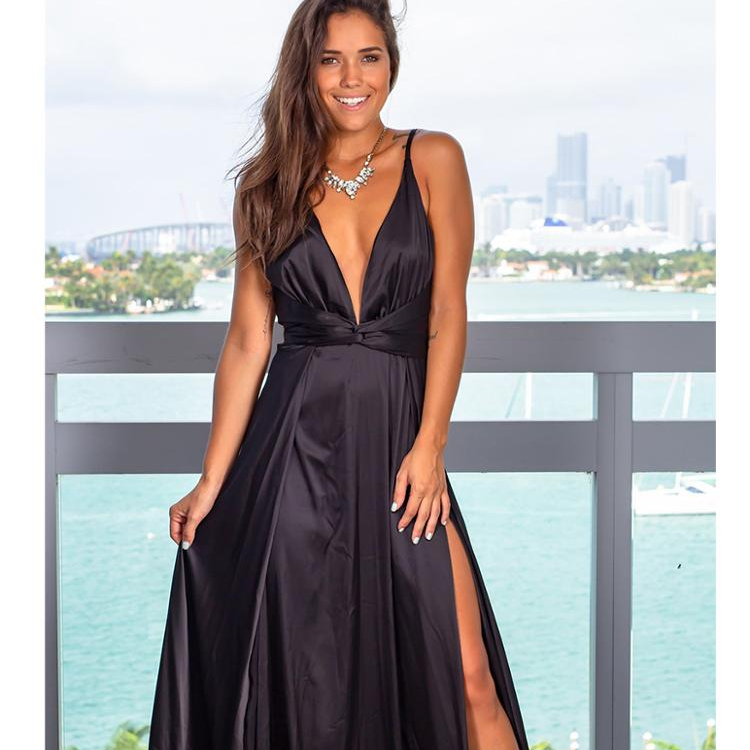 Wholesale Brand new women elegant sleeveless plain party sexy dress multiway dinner dress