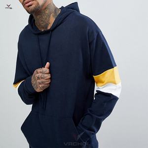 Sweatshirts à capuche en coton surdimensionnés unisexe Vente en gros OEM Street Style Hip Hop brodé en tricot anti-rétrécissement Caractéristiques pour hommes - Product Image 1