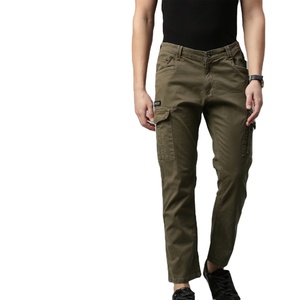 Pantalon Cargo en Nylon pour hommes, à taille élastique, personnalisé, mode masculine, nouvelle collection - Product Image 1