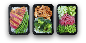 Compartimiento reutilizable de plástico para guardar alimentos, contenedor reutilizable de reciclaje de alimentos de 38 OZ con tapas, contenedor de almacenamiento, fiambrera - Product Image 2