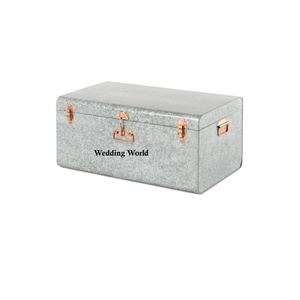 กล่องโลหะลำต้นงานแฮนด์เมดคุณภาพเยี่ยมกล่องเก็บโลหะแบบคลาสสิก - Product Image 3