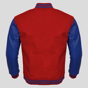 Chaqueta Universitaria de Béisbol con Botones para Hombre, 100% Lana, con Cuello Mao, Talla Personalizada, Venta al por Mayor para la Temporada de Invierno - Product Image 6