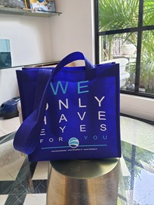Sac de courses en PP non tissé, sac d'épicerie réutilisable personnalisé, imprimé CMYK, sac laminé, respectueux de l'environnement, R-PET, Vietnam - Product Image 2