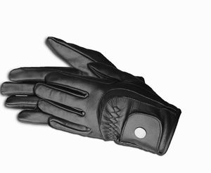 Gants d'équitation pour femmes en cuir véritable - Product Image 1