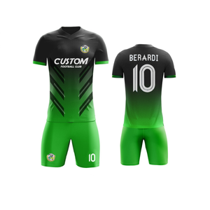 Conjunto de Uniforme de Fútbol Personalizado al por Mayor con Logotipo, Nuevo Estilo de Camiseta de Entrenamiento de Fútbol para Niñas/Niños, Nombre del Equipo de Fútbol Americano Incluido - Product Image 2
