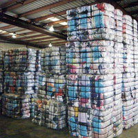 Tissu d'occasion de première qualité, couleurs, vente en gros