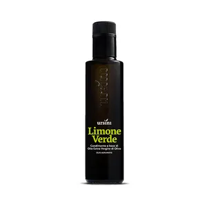 最好的特级初榨橄榄油绿色柠檬250毫升瓶-意大利制造