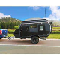 Caravane de voyage tout-terrain de camping en plein air de 12 pieds 4x suspendue indépendamment avec cadre de moto