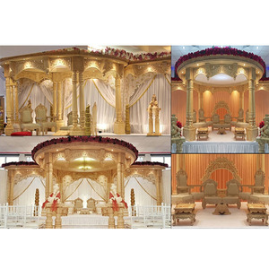 Raj Mahal Double Pilier Mariage Mandap Mariage Indien Traditionnel Mandap Décor UK Double Pilier Mastani Mariage Mandap UK - Product Image 1