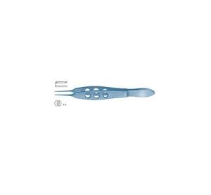 Fórceps corneales de Bonn Dientes muy delicados con plataforma de atado Titanio, 10 cm - 4" - Product Image 6