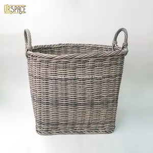 Supplier material non-toxic size use at planting basket decorative container storage Square Resin Basket Set from Vietnam