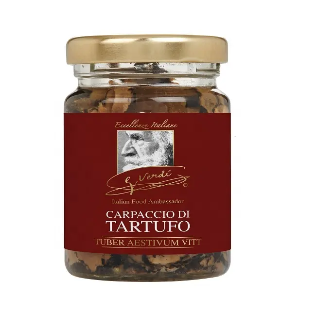 Truffle fatias de verão da qualidade superior, 85g, seleção gverdi, feito na itália
