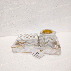 Bandeja especial para madre de incrustaciones, caja Mubkhar con juego de bandejas, quemador de incienso Bakhoor, juego de regalo Natural Madkhan - Product Image 5