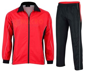 Conjunto de chándal con cremallera y panel de contraste para hombre de tendencia superior del fabricante personalizado Top de invierno de talla grande para hombre - Product Image 2