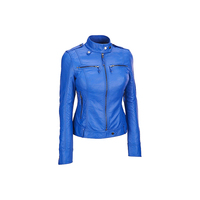 Blouson d'hiver en cuir de mouton pour homme, cosmétique fait à la main, en peau de mouton, de couleur marron foncé