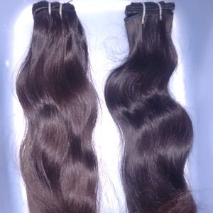 Vague de corps cheveux bruts tissage 100% meilleure qualité indien Remy vierge non traité 6A qualité cheveux humains tissage - Product Image 1