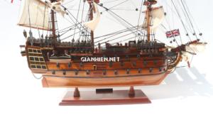 Modèle de navire HMS Victory Wood Furlsails - Modèle de navire en bois - Product Image 6