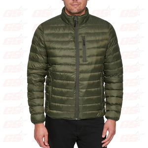 Piumino imbottito maschio esterno <span class=keywords><strong>con</strong></span> Logo personalizzato OEM cappotto caldo da uomo invernale - Product Image 3