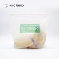 Bolsa Transparente con Cierre Hermético Biodegradable de PLA, Materiales Reciclados, Resistente a la Humedad, para Pollo Asado, Chicle, Comida para Mascotas, Sushi, Leche