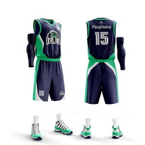 Maillot de basket-ball professionnel de haute qualité, respirant, grande taille, anti-UV, séchage rapide, 100% polyester, personnalisable pour les équipes - Product Image 3