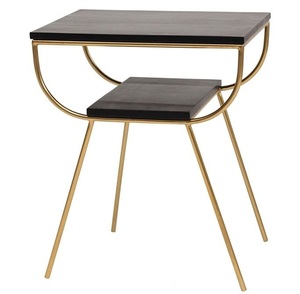 Modern Versatile Square Wood and Metal Coffee <b>Table</b> for Home General Use Furniture for Living Rooms <b>side</b> <b>table</b> - Product Image 4