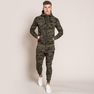 Sudadera con capucha y cremallera de camuflaje a la moda para hombre, sudadera sublimada personalizada con logotipo, suministro al por mayor de OEM aceptado en PayPal de talla grande - Product Image 1