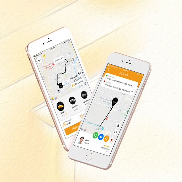 Taxi Booking Mobile App Development Company in India | Award Winning Cab Booking App Development Services by Webroot Infosoft