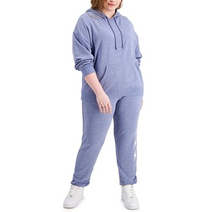 Blue Wholesale Women Tracksuit For Sportswear Slim Fit <b>Ladies</b> <b>Jogging</b> <b>suits</b> Sleeveless hoodies Sports Joggers 2 Piece - Product Image 1