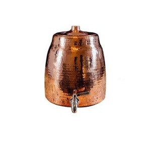 Latest Design Hammered Copper Water Cooler Stainless Steel Stand <b>for</b> Car & RV with Water <b>Fountain</b> Bubbler - Product Image 2