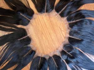 Perruque de cheveux humains vierges vietnamiens cheveux bruts lâches transparents HD Lace Frontal Closure - Product Image 4