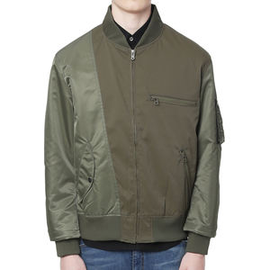 Chaqueta bomber de satén de poliéster 100% para hombre, Abrigo acolchado de invierno, servicio OEM, precio barato al por mayor - Product Image 6