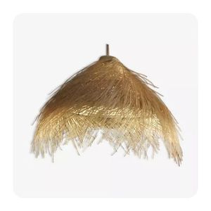 ร่วมสมัยหวายจี้แสงเวียดนามจี้โคมไฟหวายธรรมชาติโคมไฟจี้สำหรับแสงในร่ม - Product Image 1