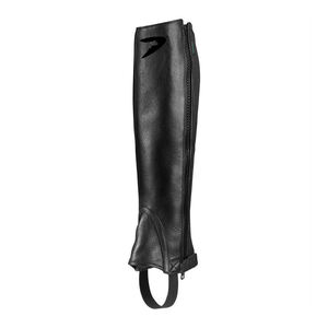 Demi-chaps en cuir véritable complet en cuir de vache souple chaps d'équitation équipement de protection du corps pour unisexe vente en gros - Product Image 3