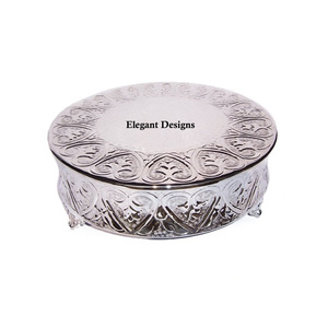 ขาตั้งโลหะทรงกลมทำด้วยมือเครื่องมือทำเค้กจากแฟนซีแบบดั้งเดิมของอินเดีย - Product Image 6