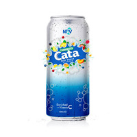 Hot verkopende drank OEM 400ml PET fles NPV merk koolzuurhoudende drank lychee smaak 24 flessen - Private label gratis sample