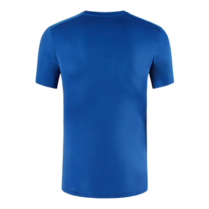 De alta calidad de secado rápido 100% de poliéster Color sólido para hombres en blanco fábrica liso Fitness Casual T camisas - Product Image 3