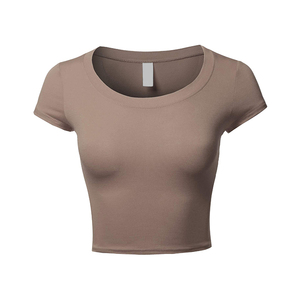 Camisetas cortas de gran tamaño para mujer, mejor calidad, hacer tu propio logotipo, servicio ODM, fabricante superior, nuevas - Product Image 1