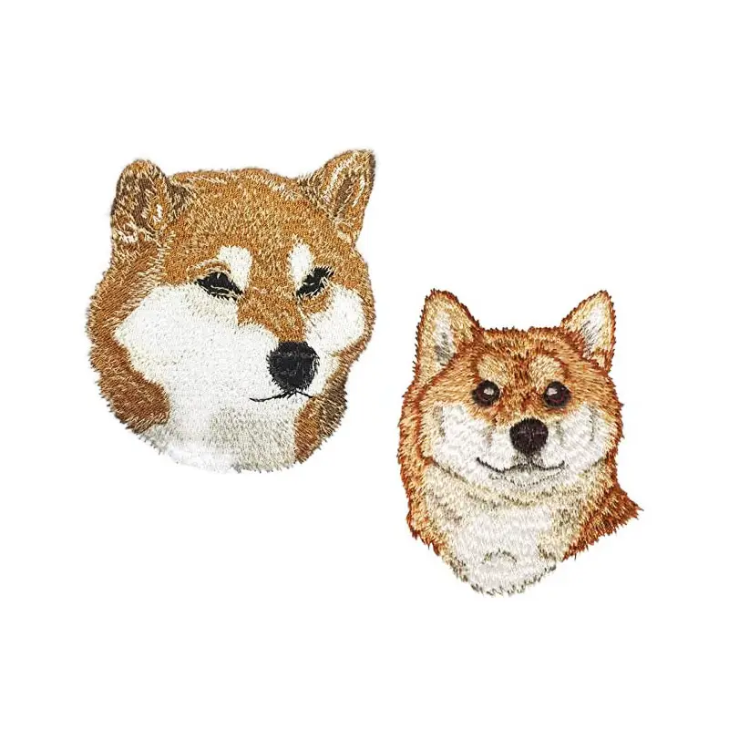 bespoke kids cute cartoon dog embroidery patch