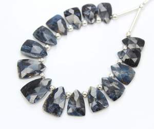 ลูกปัดพลอยเทียมธรรมชาติ15ชิ้นแบบเจียระไนหลายล้านล้านชิ้นสำหรับใช้เป็นเครื่องประดับ - Product Image 6